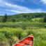 Heading out with the canoe